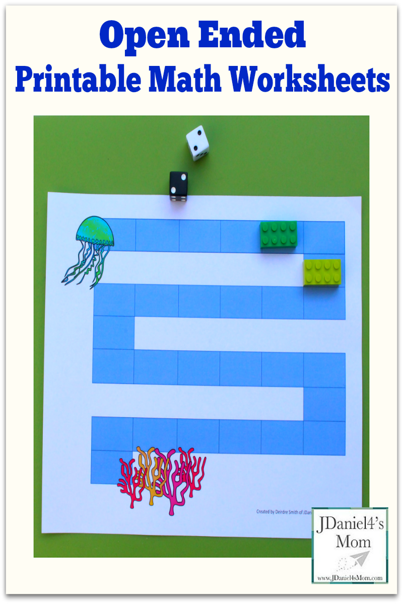 Open Ended Printable Math Worksheets