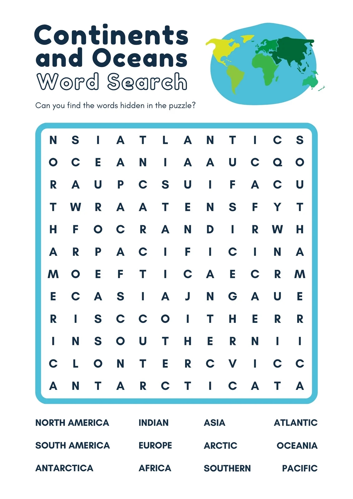 Page 5 Free Printable Word Search Worksheet Templates Canva