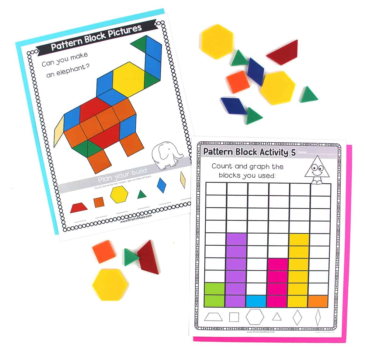 Printable Pattern Block Worksheets