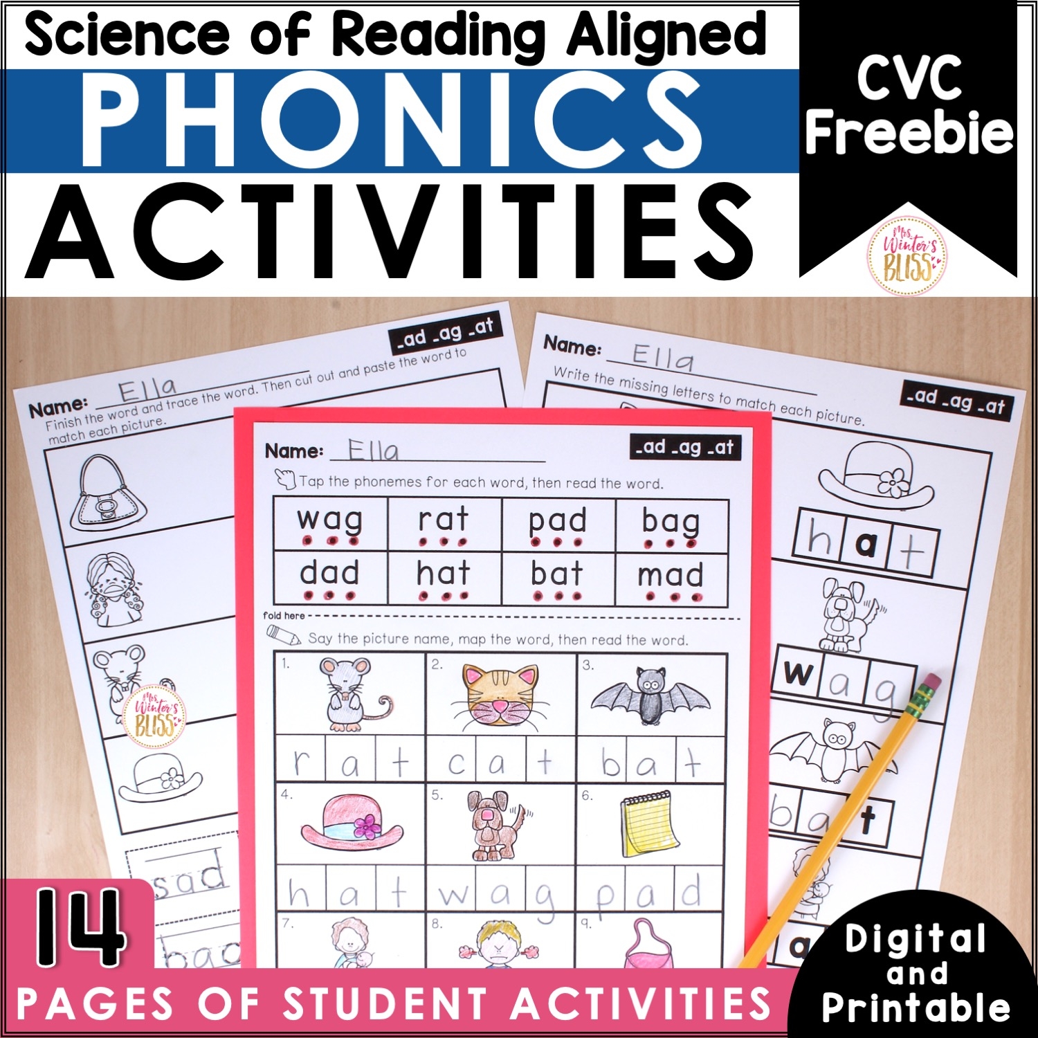 Cvc Worksheets Free Printable Cvc Worksheets Free Printable