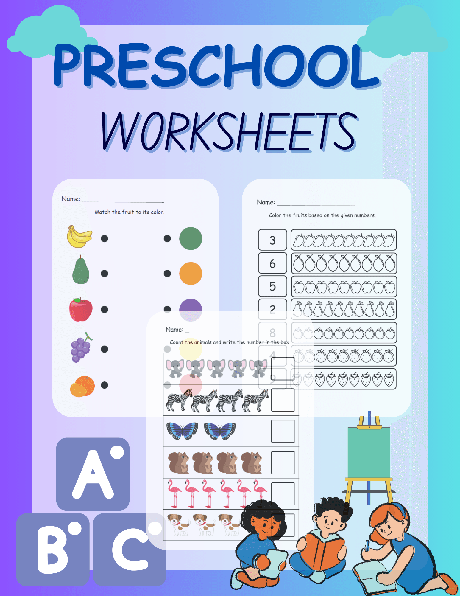 Preschool Worksheet Match The Color By Marifereyes Raket PH