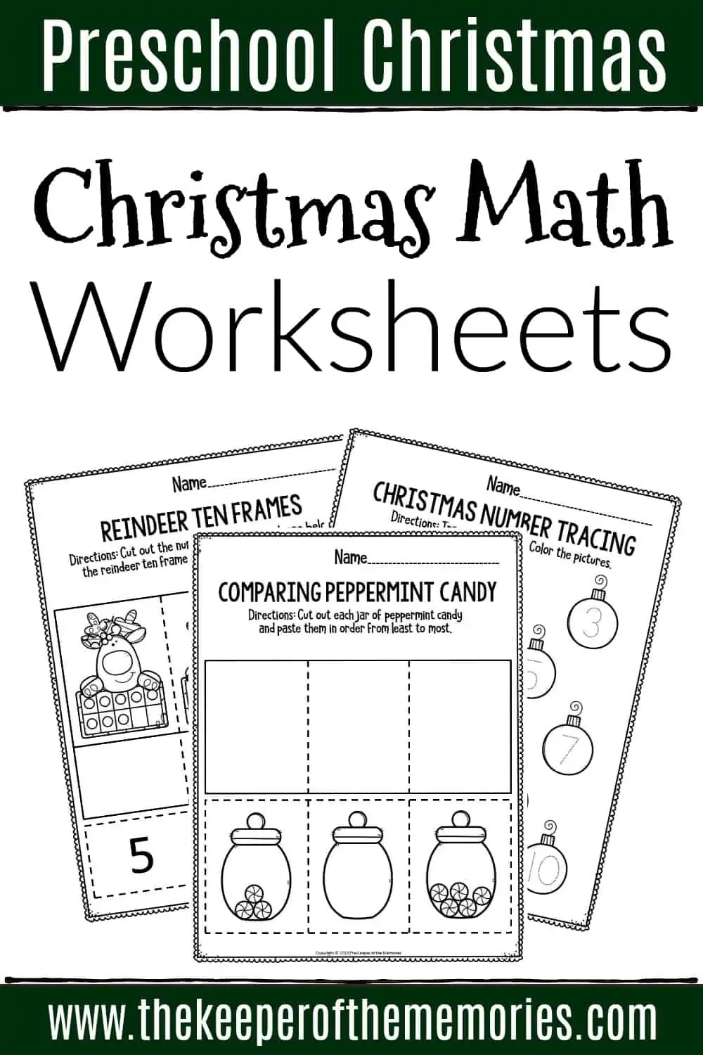 Free Printable Preschool Math Worksheets