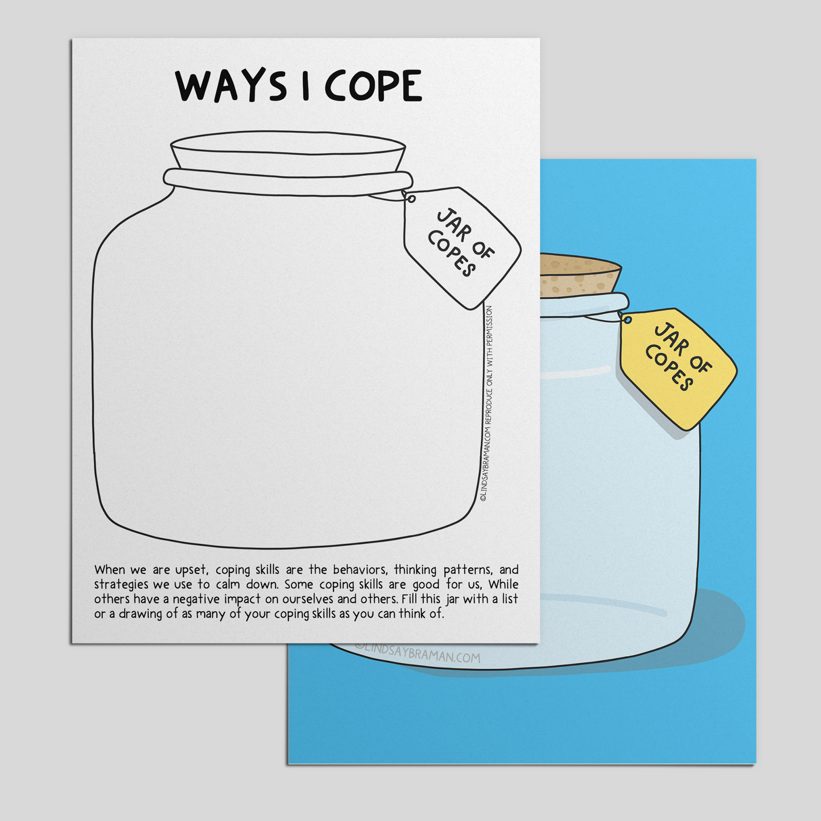 Printable PDF Download Positive And Negative Coping Skills Activity Worksheet For Developing Coping Skills Printable PDF Download Positive And Negative Coping Skills Activity Worksheet For Developing Coping Skills