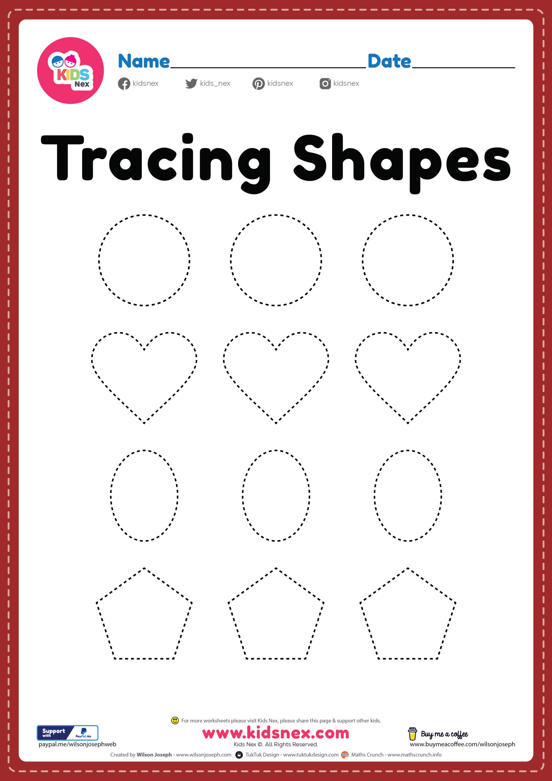 Worksheets For Preschoolers Printable
