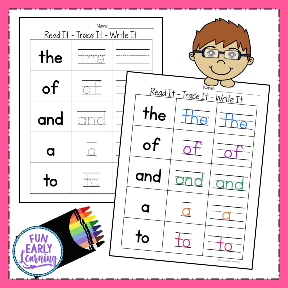 Kindergarten Free Printable Worksheets