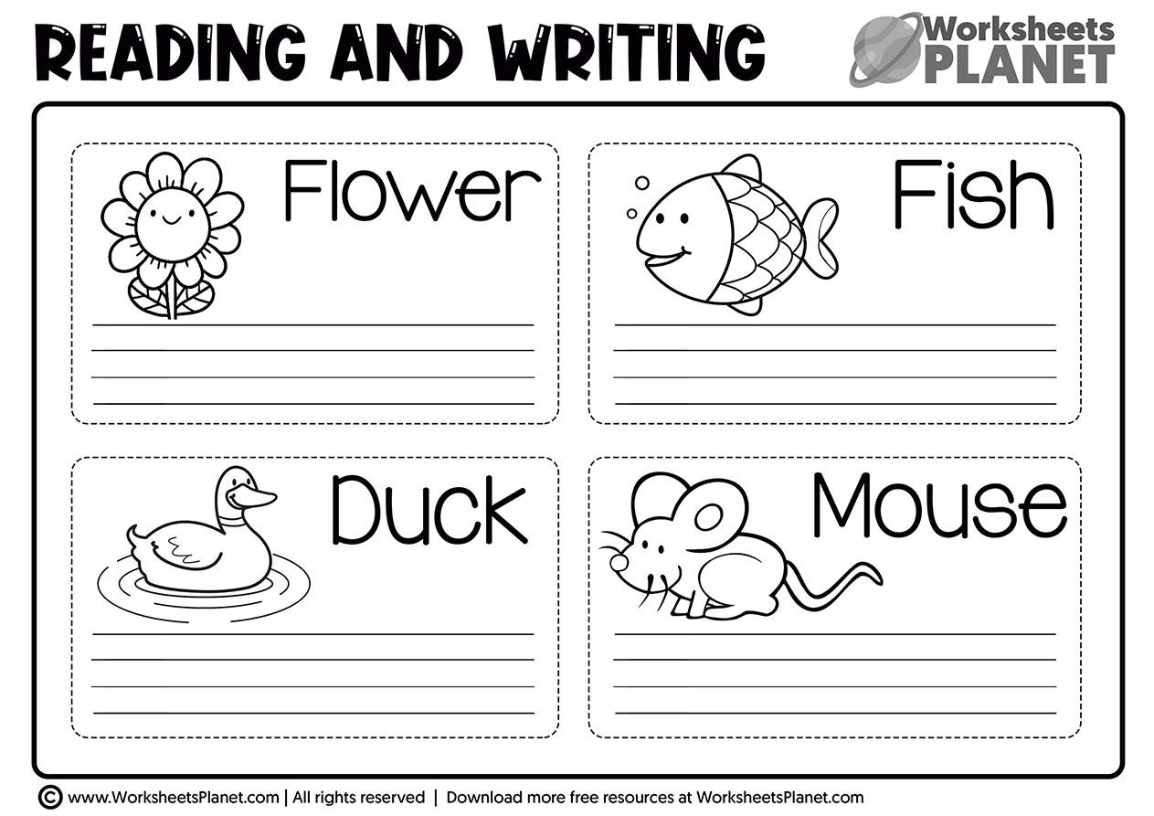 Free Printable Writing Worksheets