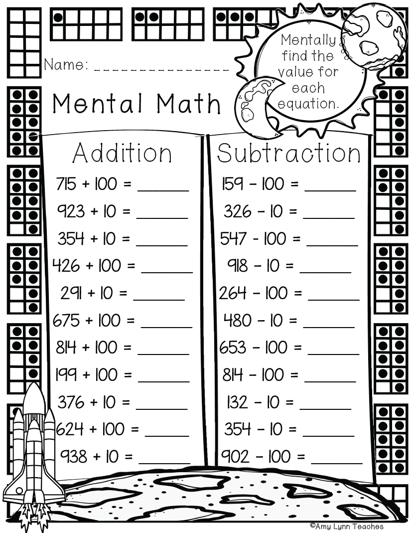Second Grade Space Themed Worksheets 100 Standards Aligned Printables Made By Teachers