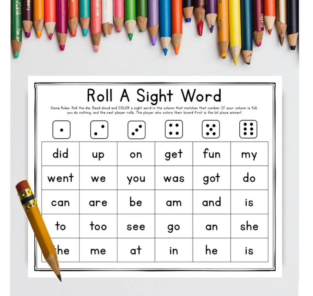 Sight Word Dice Game Printable Sight Word Practice Learn To Read Sight Words Writing Practice Home School Worksheet Die Game Color And Write Etsy Sight Word Dice Game Printable Sight Word Practice Learn To Read Sight Words Writing Practice Home School Worksheet Die Game Color And Write Etsy