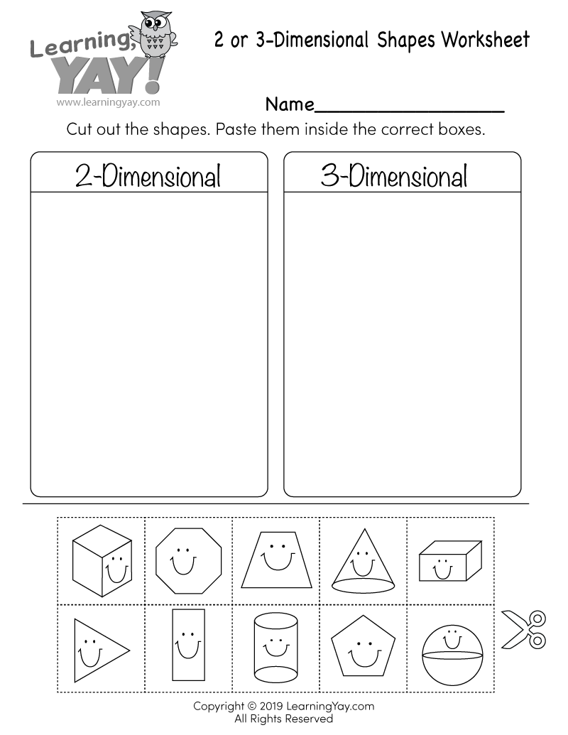 Shapes Worksheets Printable Free