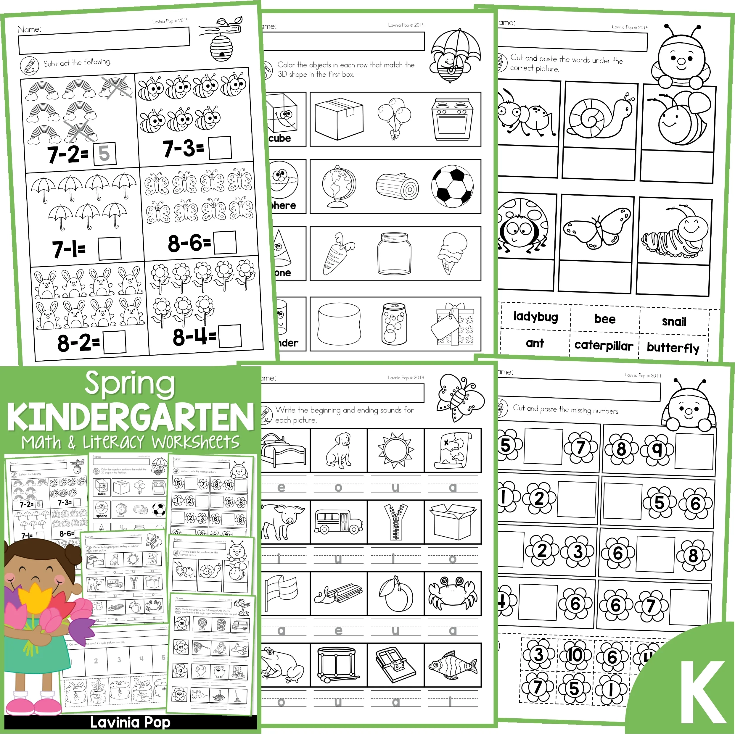 Printable Worksheets Kindergarten