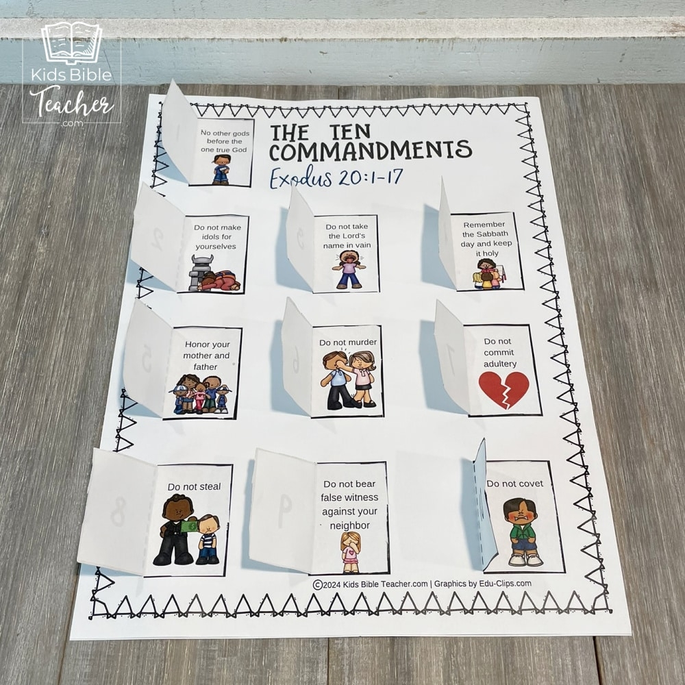 Free Printable 10 Commandments Printable Worksheets