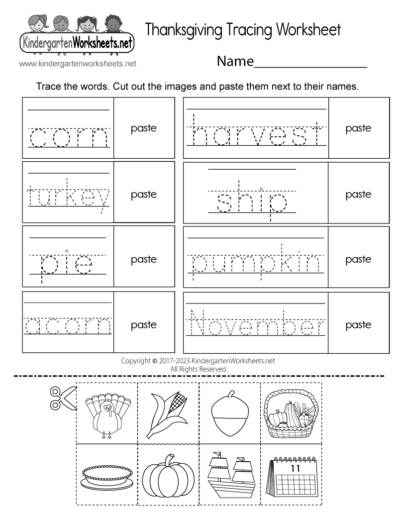 Free Printable Tracing Worksheets