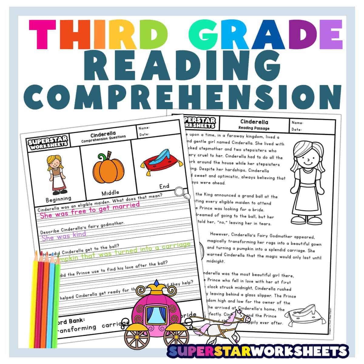 Printable Reading Comprehension Worksheets
