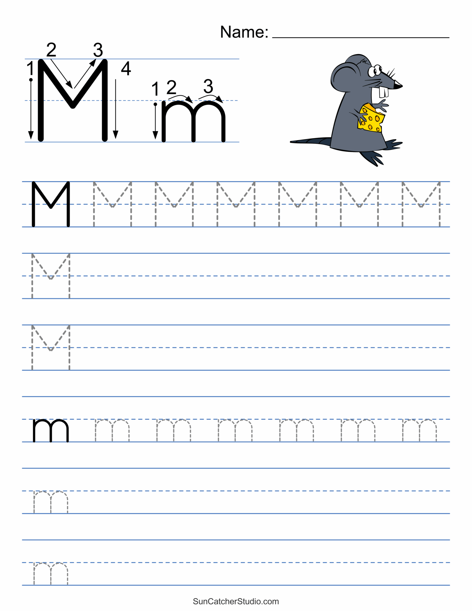 Tracing Alphabet Letters Printable Handwriting Worksheets Free Printables Monograms Design Tools Patterns U0026 DIY Projects