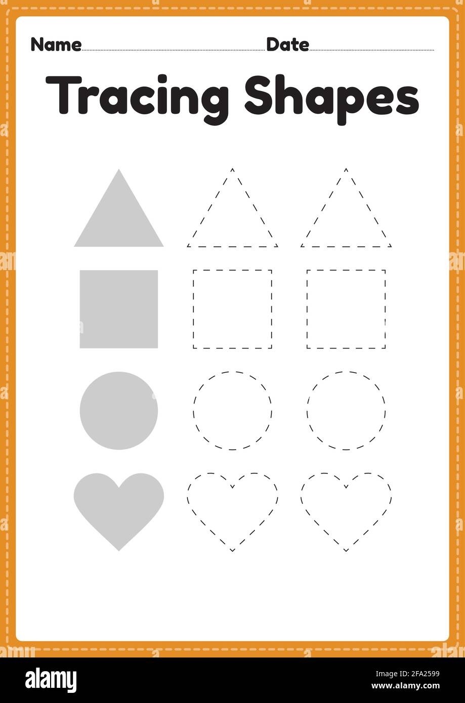 Free Printable Shapes Worksheets For Kindergarten