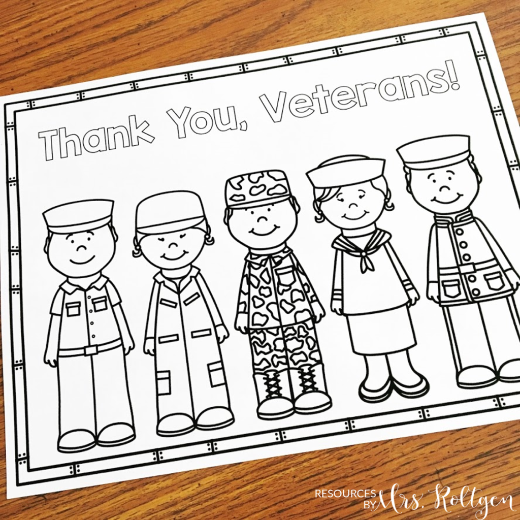 Free Printable Veterans Day Worksheets