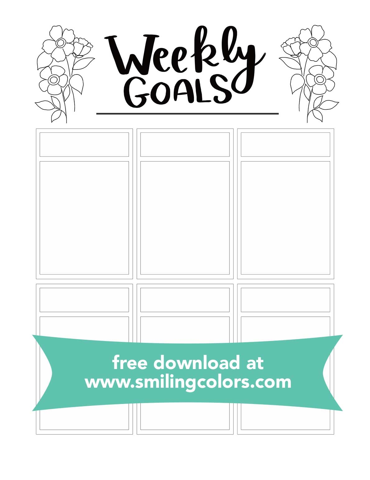 WEEKLY GOALS SHEET PRINTABLE Write It Down Achieve More WEEKLY GOALS SHEET PRINTABLE Write It Down Achieve More