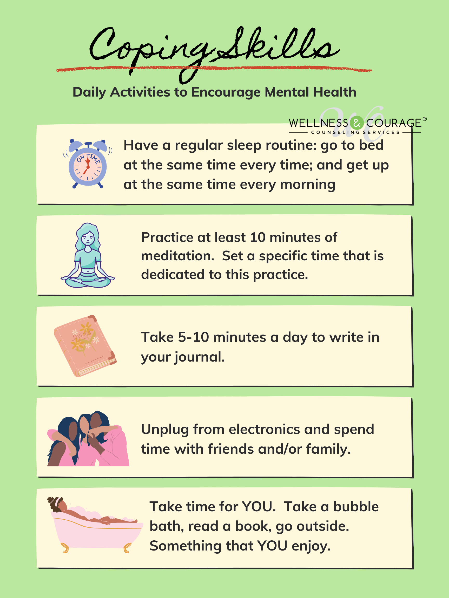 Printable Mental Health Worksheets