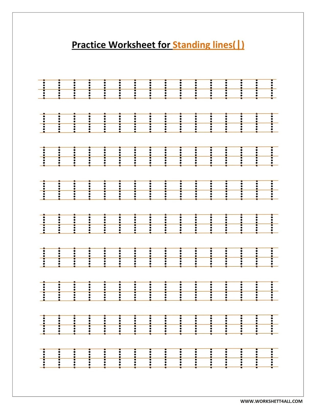 Tracing Lines Worksheets Printable Pdf