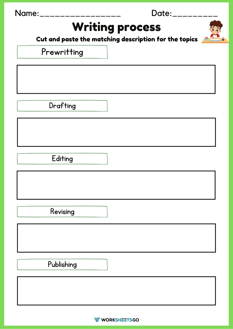 Writing Process Worksheets WorksheetsGO