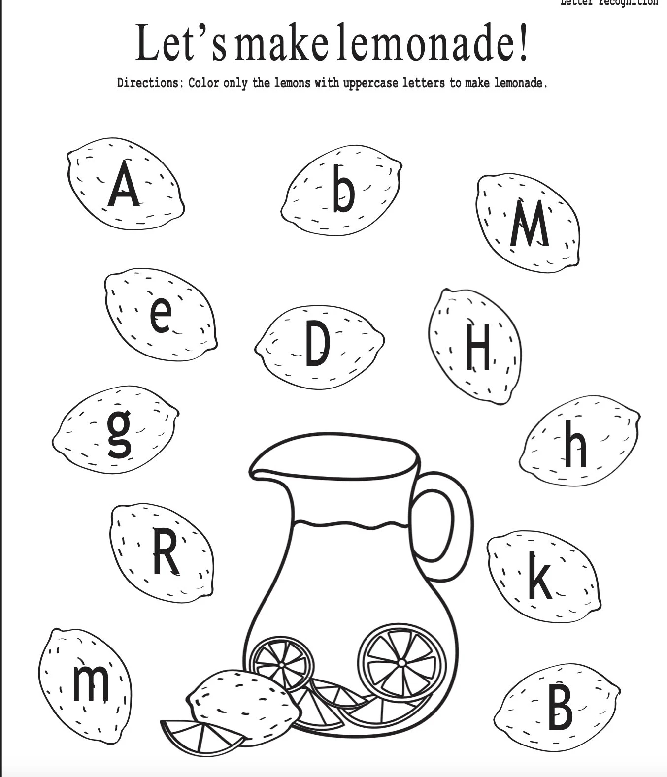 Kindergarten Printable Worksheets Pdf