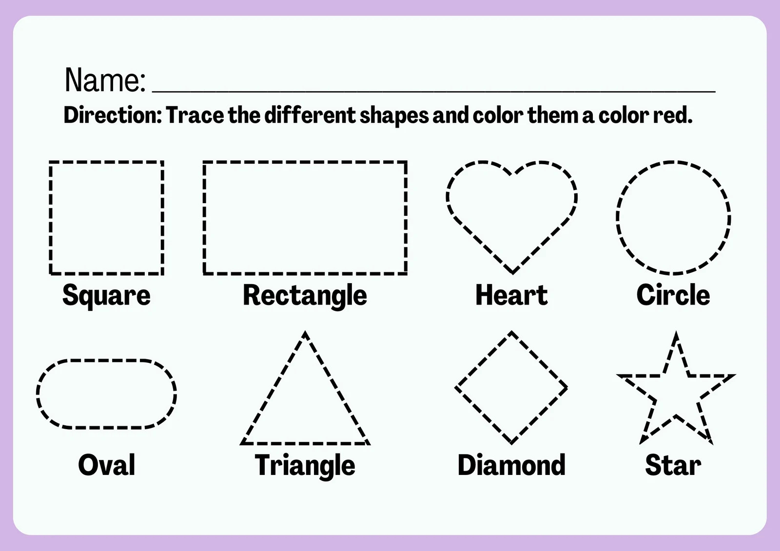 Free Printable Preschool Preschool Worksheets