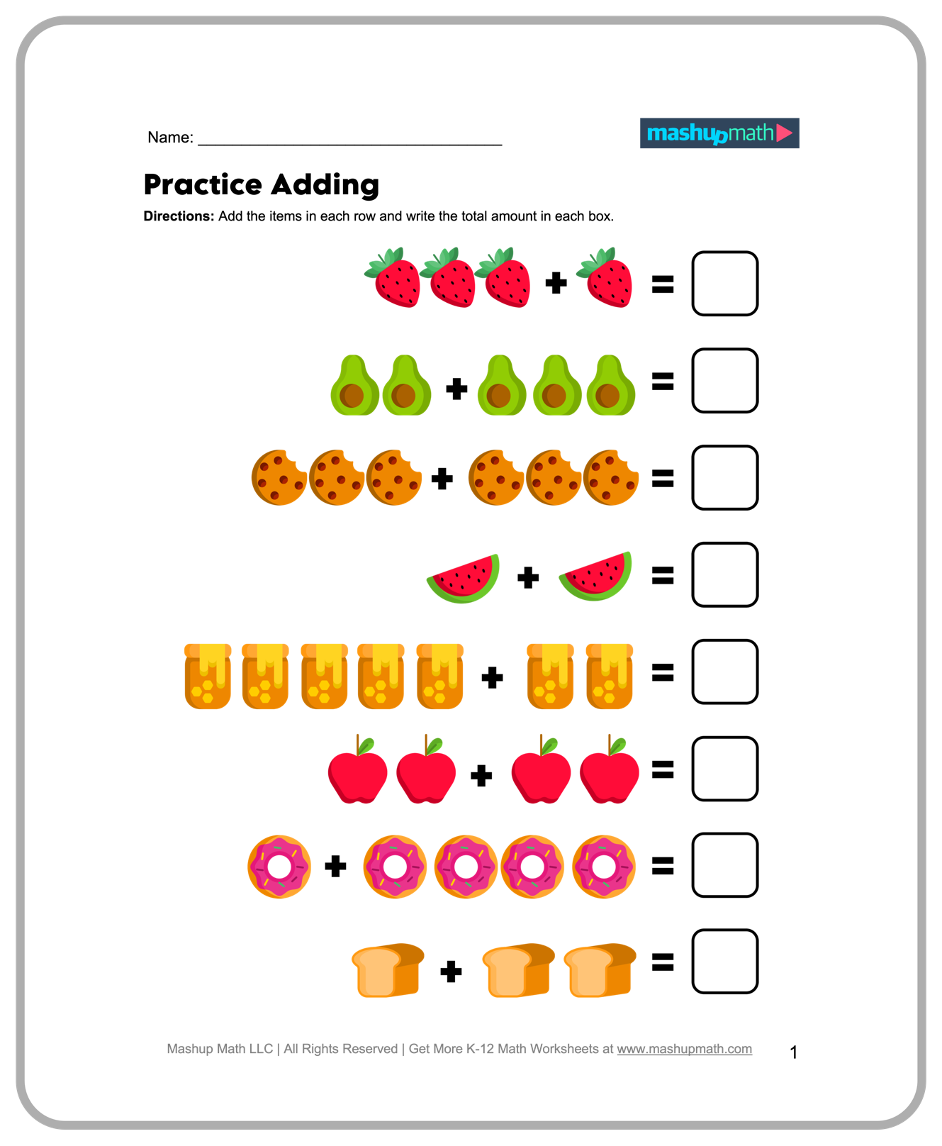 free kindergarten math worksheets printable mashup math