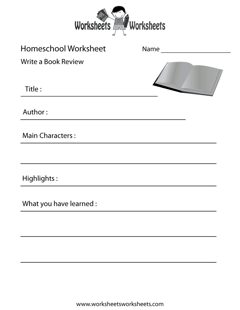 free printable homeschool english worksheet