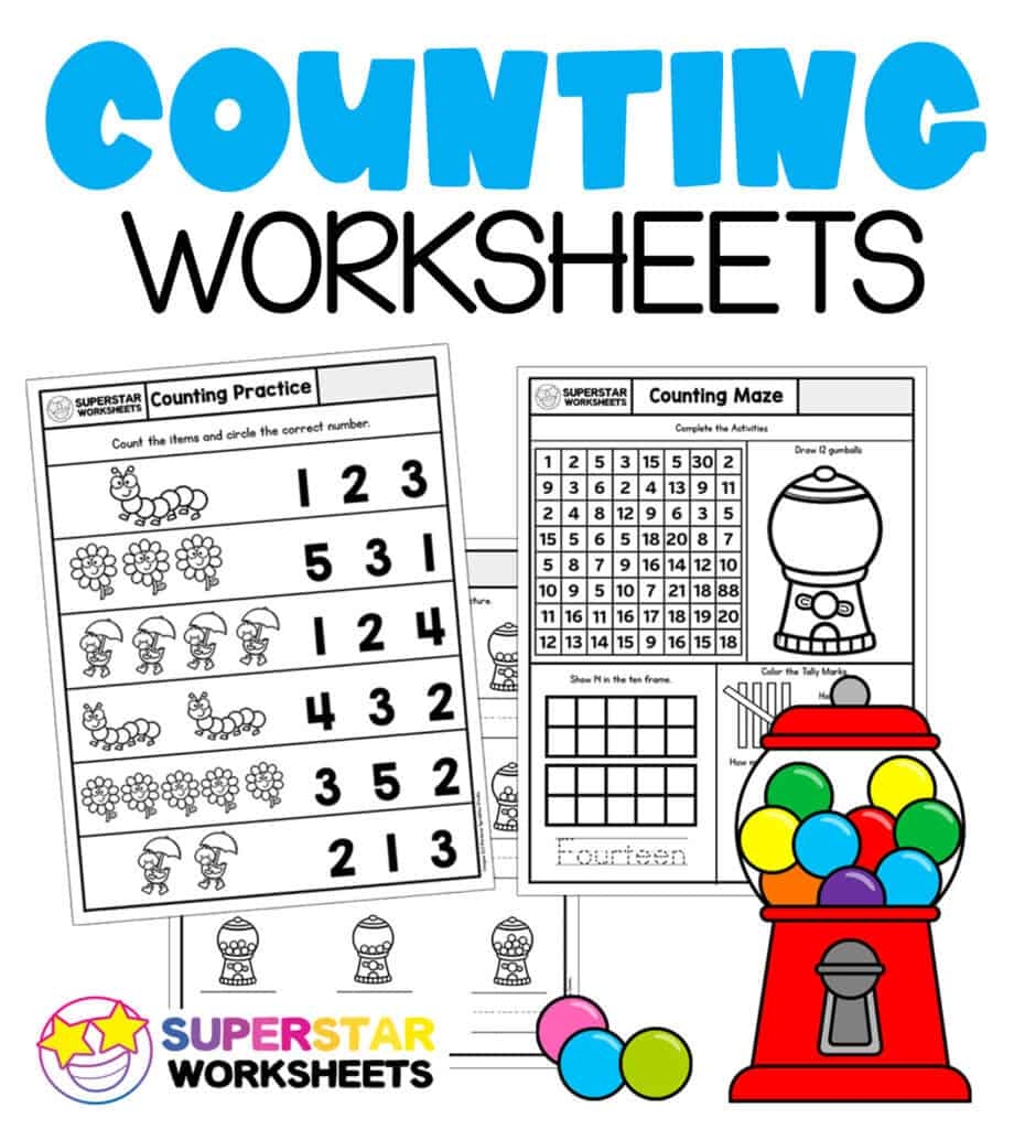Math Worksheets For Kindergarten Printable