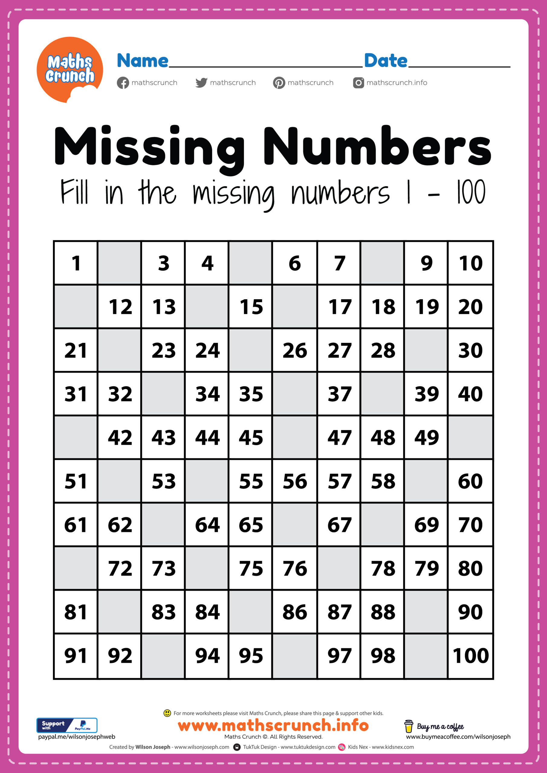 Kindergarten Math Worksheets Free Printables