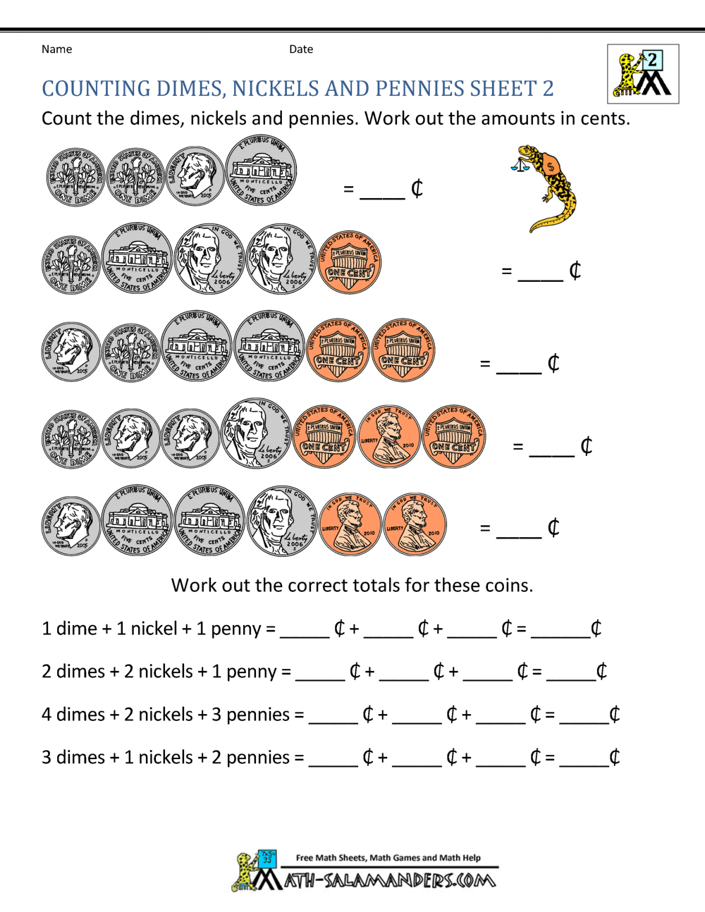 2nd Grade Math Worksheets Free Printable